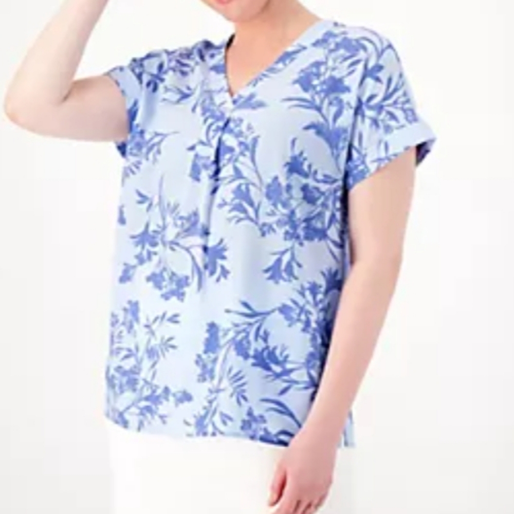 Belle by Kim Gravel Effortless Chic Summer Bloom Blouse